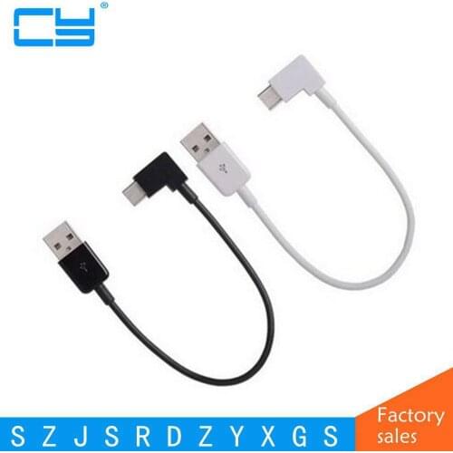 Right Angled USB 3.1 Type C USB-C to USB 2.0 Cable 90 Degree Connector for Tablet & Mobile Phone 20cm/100cm/200cm/300cm