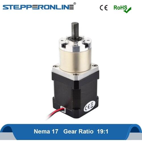 Nema 17 Stepper Motor Gear Ratio 19:1 Planetary Gearbox 42 Motor Extruder 1.68A L=48mm Nema17 Stepping Motor