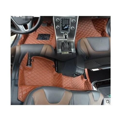 Good quality rugs! Special car floor mats for Volvo XC60 2017-2009 non-slip waterproof car carpets for XC60 2013,Free shipping