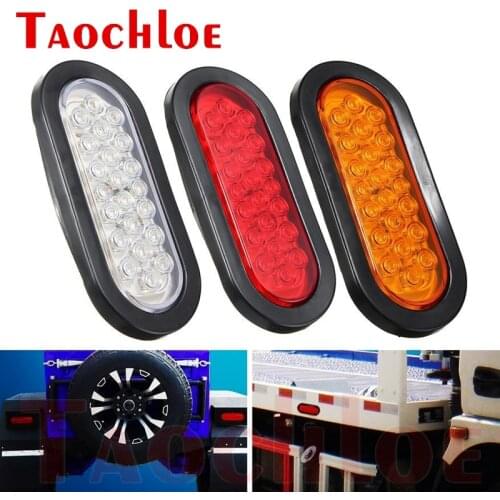 2Pcs 12V 24V LED Rear Lights Truck Boat Trailer Lamp Car Back Light Reverse Brake Turn Signal Indicator Tail Light