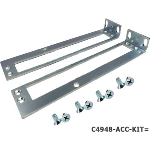 1 Pair C4948-ACC-KIT= Mounting Bracket Frame for Cisco ME-4924-10GE Mounting Kit with 8 screws
