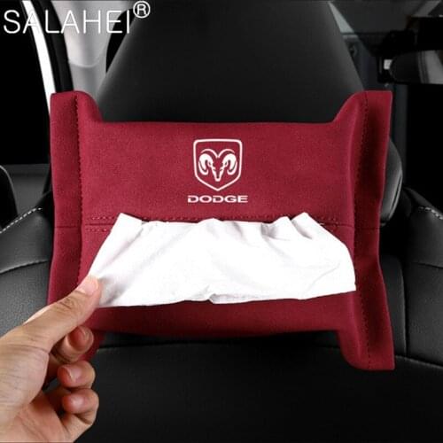 1pc Car Tissue Box Visor Holder Multifunctional Seat Bundled Tissue Box Holder For Dodge Ram 1500 2500 3500 2010-2018 Skull RAM