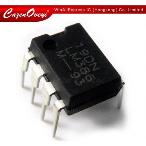 10pcs/lot LM386 LM386N LM386M LM386L = 386D JRC386D NJM386D o Amplifiers LOW VLTG AUDIO PWR AMP DIP-8 new original In Stock