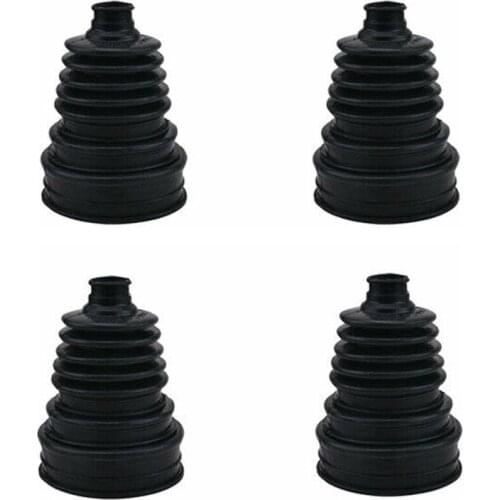 4Pcs Universal Car CV Joint Boot Silicone Constant-velocity Dusts Cover Drive Shaft CV Boot Joint Cover