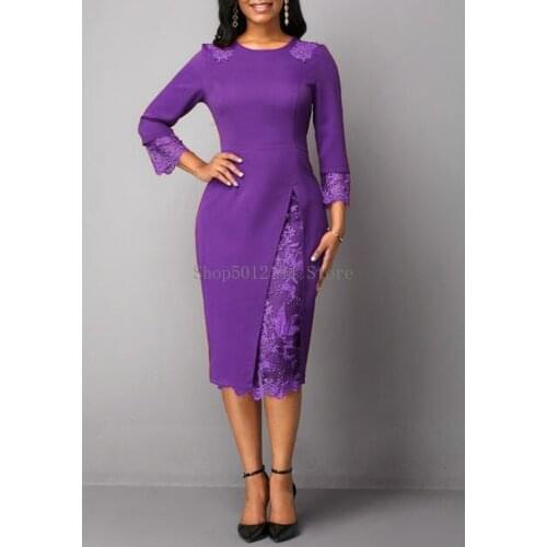 African Clothes 2020 Elegant Red Dress Women Office Lady Plus Size 4XL 5XL O-Neck Bandage Bodycon Pencil Dress Robe High Quality