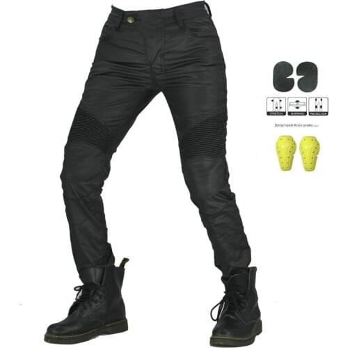 NEW Motorcycle riding pants personality style locomotive drop pants coating windproof waterproof pants womens leather pants