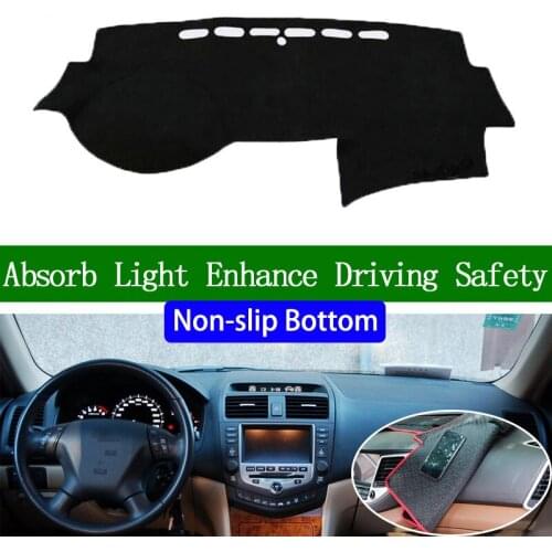 For Honda Accord 2004 2005 2006 2007 Non-slip Bottom Dashboard Cover Car Decals Car Stickers Interior Car Accessories