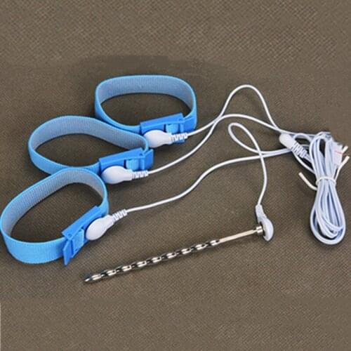Electro Shock Sex Toys Accessories For Man ,Electric Shock Penis Rings & Catheter Urethra Sounds Combine Medical Themed Toys