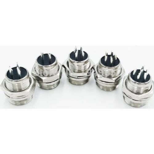 GX12 Male Socket 12mm aviation connector 2pin3Pin4Pin5Pin6Pin7Pin quick connector 5A 125v