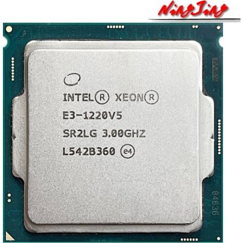 Intel Xeon E3-1220 v5 E3 1220v5 E3 1220 v5 3.0 GHz Quad-Core Quad-Thread CPU Processor 80W LGA 1151