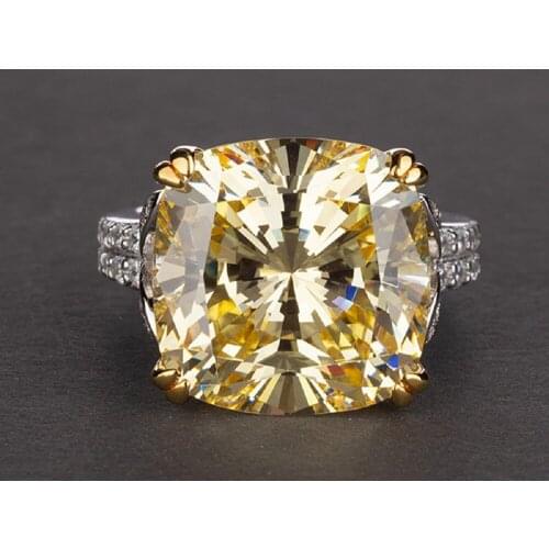 HIBRIDE New Collection Trendy Square AAA Cubic Zircon Rings For Women Wedding DUBAI Bridal Statement Finger Ring 2021 R-292