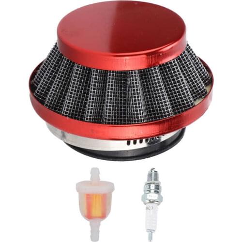 1.7in Air Intake Kit Short Type Aluminum Alloy Replacement for HONDA ATV Dirt Bike Cold Induction Set