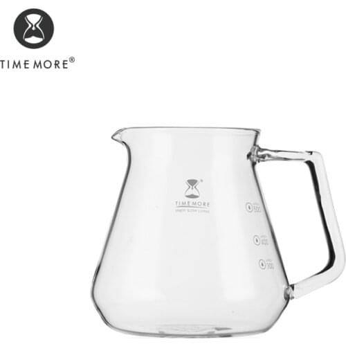 TIMEMORE Store Share the coffee pot 360ml 600ml tea pot glass Milk mugs contracted for Kitchen House Office