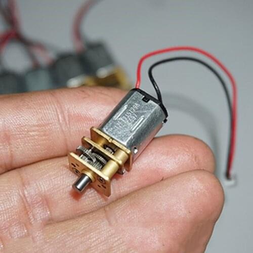 Micro Precision N20 Gear Motor DC 3V 3.7V 5V Electric 45RPM Speed Geared High Torque for Robot Smart Car Electronic Lock Motor