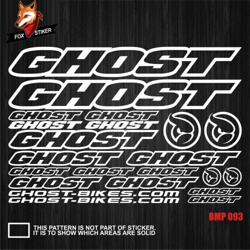 Road Bike Mountain Bike Bicycle Frame Stickers MTB Track Bike TT Bike Fat Bike Decal Reflective Stickers for GHOST Stickers