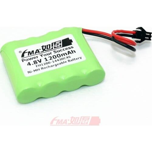 Rechargeable Battery Ni-MH 4.8V 1200mAH for Power Racing Model Car Mobie 1 4/5AA_4SB