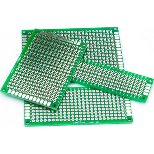 PCB Universal Board 5x7 4x6 3x7 2x8 Cm Double Side Copper Prototype Pcb Universal Board For Arduino Diy Kit School Education Lab