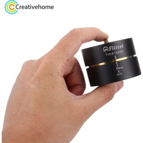 Universal 1/4 '' Screw Aluminum Alloy 360 Degrees Mini Panning Rotating Time Lapse Stabilizer Tripod Adapter for Gopro DSLR