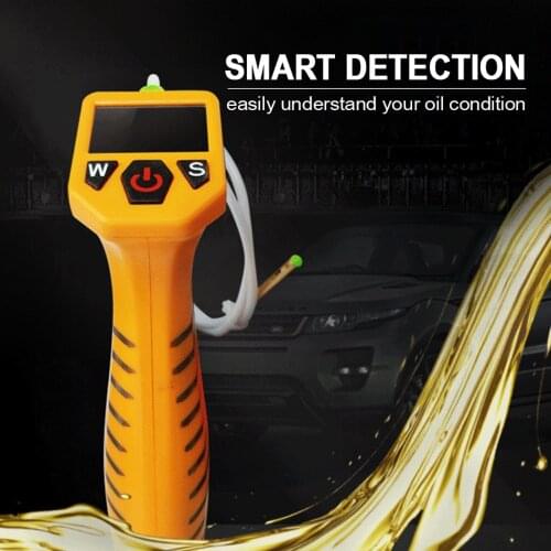 2-in-1 Diesel Engine Oil and Gasoline Oil Tester for Auto Check Oil Quality Detector Analyzer with LED Display Car Testing Tools