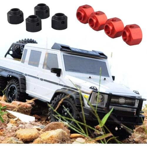 4pcs/set Metal Wheel Hub Widen Hex Coupler Adapter for trx4 1/10 RC Rock Crawler Q6PD