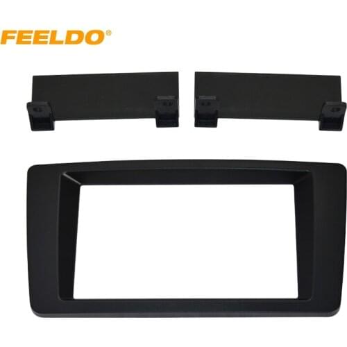 FEELDO Car DVD/CD Radio Stereo 2DIN Fascia Panel Refitting Frame Facia Trim Install Mount Kit For Skoda Octavia/Laura/Yeti #2725