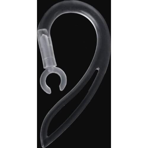 T3LB 10mm Bluetooth Earphones Transparent Soft Silicone Ear Hook Loop Clip Headset