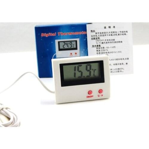 Aquarium Bath Home Bedroom Digital Fish Tank Thermometer Aquarium Special Probe Thermometer