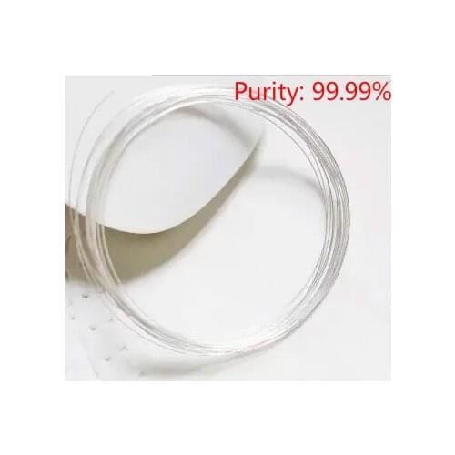 Platinum Wire Electrode flame reaction diameter 0.02mm-0.1mm length of 10cm