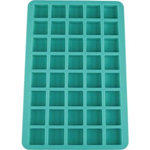 40-Cavity Square Baking Silicone Mold Dessert Pastry Mold Cake Decorating Soap Chocolate Cookies Mould For Baking