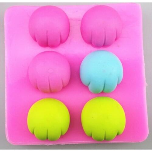 Cat feet Catlike shape Muffin Sweet Candy Jelly fondant Cake chocolate Mold Silicone tool Ice mould Baking Pan SQ1674