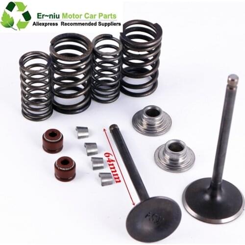 GY6 50 60 80 100cc 64/69MM Valve Spring Assembly Kit 4 stroke Scooter Moped ATV 139QMB 139QMA Engine Q