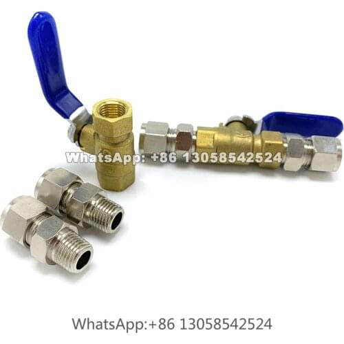 High Pressure Fog Machine Valve, Ball Valve Switch, Fog Mist System Accessories, Water Valve Ball