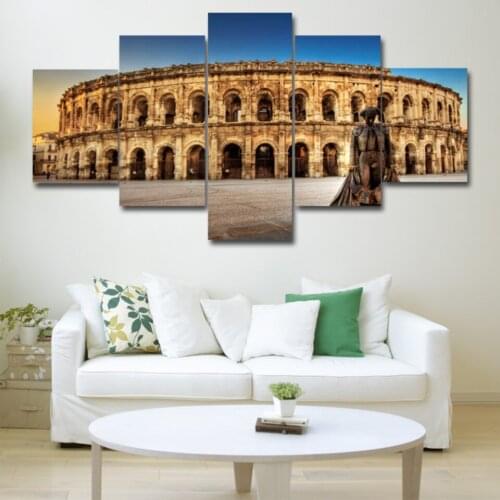 Colosseum 5 pcs Modern Home Wall Decor Canvas Picture Art HD Print Painting On Canvas for Living Room