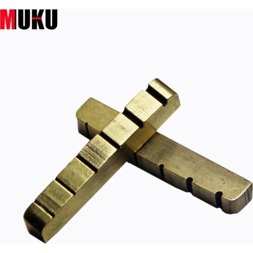 Brass Metal Electric Guitar Nut / Electric Guitar Parts Accessories Guitar String Nut