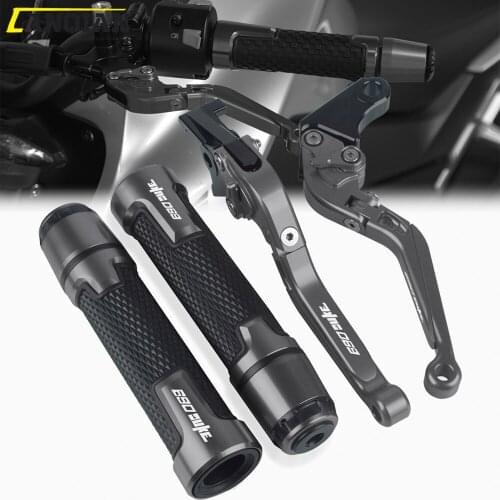 Motorcycle Accessories Aluminum Brake Clutch Levers Handlebar Hand Grips Ends For 690690SMC 690SMCR 2014 2015 2016 2017