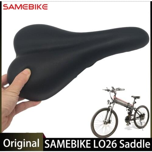 SAMEBIKE LO26 Bike Saddle Silicone Cushion PU Leather Surface Silica Filled Gel Comfortable Cycling Seat