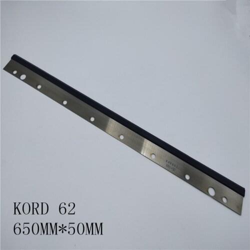 Wash Up Blade for KORD62 650*50mm Offset Printing Machine Replacement 10holes