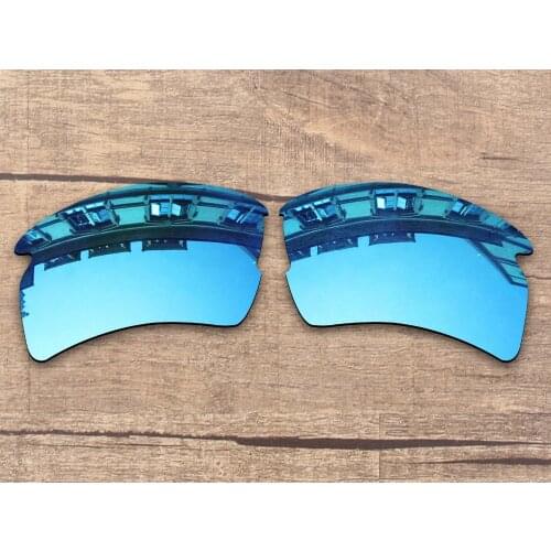 Vonxyz Ice Mirror Polycarbonate Replacement Lenses for-Oakley Flak 2.0 XL Frame