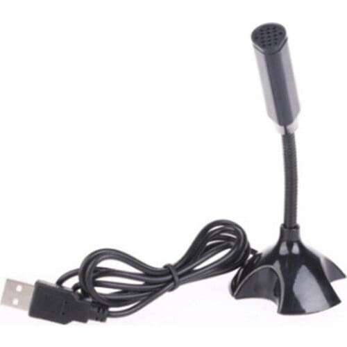 USB Capacitive Microphone Mini Audio Mic Online Chat Recording Wired Device Microphone Professionnel for PC Laptop
