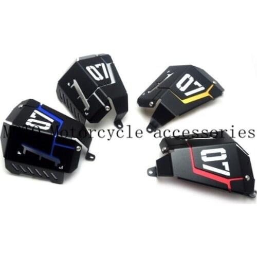 High Quality Motorcycle Radiator Side Protective Cover Grill Guard Cover For Yamaha MT07 MT-07 2013 2014 2015 Aluminum