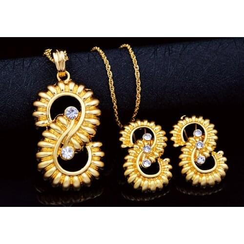 ZEADear Jewelry Trendy Geometric Jewelry Sets For Women Earrings Necklace Pendant For Party Wedding Anniversary Jewelry Findings