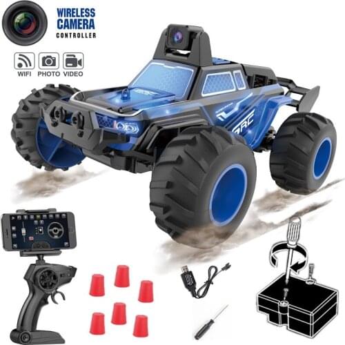 2.4G RC Car with WIFI FPV HD Camera SUV 1:32 mini Off-road High-speed Remote Control Car Climbing Car Childrens VR Toys