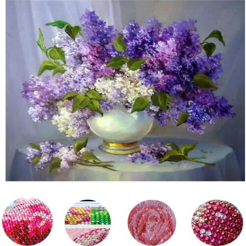 2018 new arrive DIY 5D Diamonds Embroidery flowers and animals crystal Diamond Painting Cross Stitch Kits Home Decoration gift