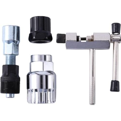 4Pc Mountain Bike MTB Bicycle Crank Chain Axis Extractor Removal Repair Tool Kit
