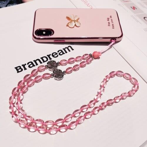 Mobile Phone accessories Straps Neck Mobile Phone Straps beads Hanging chain For Phone Mobile phone cord Anti-Theft Ornaments