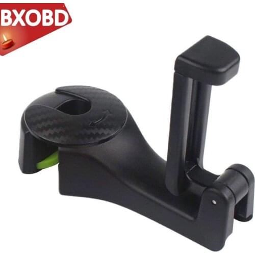 Car Seat Back Hook for Purses Hat Grocery Clothes Handbags Phone Holder Seat Back Hanger Headrest Mount Storage Hooks Clips