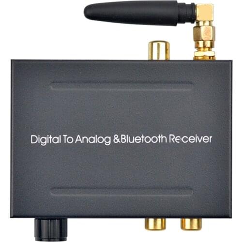 Bluethooth DAC 192khz Digital to Analog Audio Converter Bluetooth 5.0 Receiver With Volume Control For Ipad Phone DVD