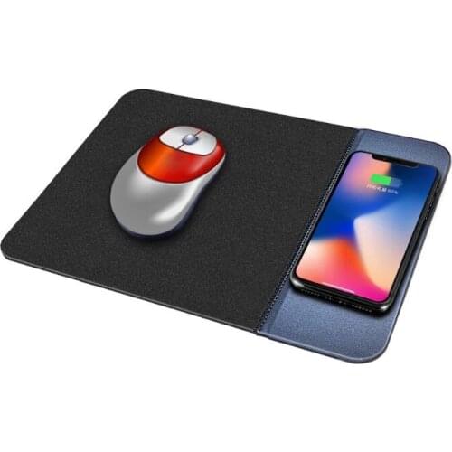 D08B Fast wireless charger mouse pad wireless charging tool charging base pad mobile