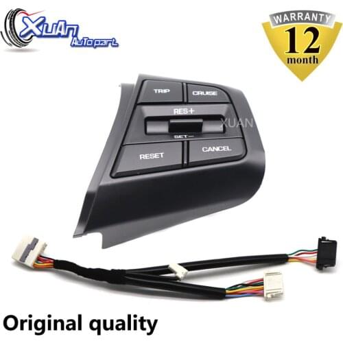 XUAN For Hyundai creta ix25 1.6L Steering Wheel Cruise Control Buttons Remote Volume button Right Side switches car accessories