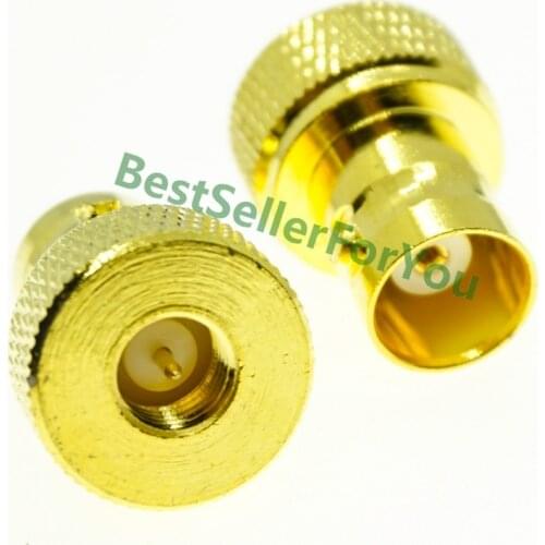BNC Female To SMA Male Connector Antenna Adapter for Vertex Icom Kenwood Golden